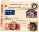 INDIA.1941. RED CROSS BOMBAY POUR COMITE INTERNATIONAL CROIX-ROUGE GENEVE (SUISSE).CENSURE. - Sonstige & Ohne Zuordnung