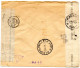 CONGO BELGE. 1944. CROIX-ROUGE DU CONGO A LEOPOLDVILLE POUR CROIX-ROUGE BELGE EN EGYPTE. DOUBLE CENSURE. - Storia Postale