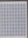 100   Timbres **    957     1947   80 Pf. Blau    100 Ganzbogen-Briefmarken Feuille Entière - Nuovi