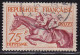 FRANCE 1953 Olympic Games Helsinki '52 Key Value 75 Fr. Horseriding Yvert 965 - Gebruikt