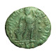 Roman Coin Valentinian I AE3 Thessalonica Nummus Gloria Romanorum Emperor 04133 - The End Of Empire (363 AD Tot 476 AD)