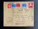 NETHERLANDS 1947 LETTER 'S GRAVENHAGE TO BRUSSELS BY HELICOPTER 04-11-1947 SEND FROM WINSCHOTEN NEDERLAND - Storia Postale