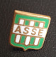 Insigne Football Années 70/80 émaillé "ASSE - Association Sportive De Saint Etienne" Ed. Drago - French Soccer Pin - Kleding, Souvenirs & Andere