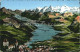 12547097 Thun BE Mit Thunersee Panoramakarte Thun - Autres & Non Classés