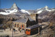 12542987 Zermatt VS Station Gornergrat Mit Matterhorn Und Dent Blache Zermatt - Autres & Non Classés