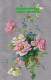 R385345 White And Pink Roses And Blue Flowers. Birn Brothers. Series No. 2103. 1 - World