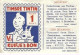 Tintin  Timbre Tintin Voir Verso - Objets Publicitaires