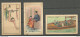 CHINA - 3 Old Cigarette Collection Cards - Sonstige & Ohne Zuordnung