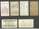 CHINA - 6 Old Cigarette Collection Cards - Autres & Non Classés