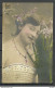 Old Photo Post Card With A Lady, Text At Back But Not Sent - Autres & Non Classés