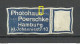 Deutschland Germany Photohaus Poerschke Hamburg Reklamemarke Advertising Stamp NB! Cut! Einschnitt! - Autres & Non Classés