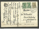 RUSSLAND RUSSIA 1930ies Leningrad Winterpalais Photo Post Card, Used 1936 To Liberec NB! Corner Fold! - Russie