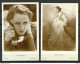 2 Photo Post Cards Ca 1920 Actress Brigitte Helm Unused - Actors