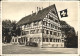 12360087 Ermatingen Hotel Adler Fachwerkhaus Schweizer Flagge Weihnachtskarte Er - Andere & Zonder Classificatie