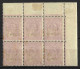 INDIA..."  GWALIOR.."..KING EDWARD VII..(1901-10..)...8a X BLOCK OF 6...SG57A....MOUNTED IN MARGIN....FEW TONES ON GUM.. - Gwalior