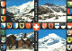 12333287 Saas-Fee Teilansichten Wintersportplatz Walliser Alpen Wappen Saas-Fee - Other & Unclassified