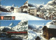 12316807 Zermatt VS Kapelle Ortsblick Bahn Blockhuette  - Andere & Zonder Classificatie