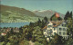 12278327 Sachseln OW Hotel Pension Felsenheim Caritasheim Schweizer Flagge Alpen - Other & Unclassified