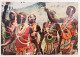 Kenya - Women Dance Costume ,NUS ETHNIQUES Adultes ( Afrique Noire ) , Stamp Used Air Mail 1977 - Kenia