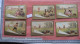 6 Cartes Chromos, 1886, Liebig Compagnie Complete Set  Tischkarten, Cartes De Table Nr 2 : Enfants, Lapins - VG - Liebig