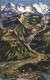 12044907 Interlaken BE Panoramakarte Interlaken - Other & Unclassified