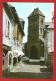 Salers (15) La Rue Du Beffroi Et L'église 2scans édition De Luxe Charcuterie "carré Et Croquant à L'ancienne" - Autres & Non Classés