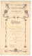 MENU Du Banquet De LA CHAPELLE DE GUINCHAY 71 Année 1906 Fait à L' Hôtel Des Réunions ( PROST ) à PONTANEVAUX - Menus