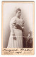 Fotografie E. Dürsch, Bielefeld, Niederwall 7 A, Portrait Junge Dame In Hübscher Kleidung  - Anonymous Persons