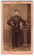 Fotografie H. Reimann, Freiberg, Weingasse 679, Portrait Soldat In Studiokulisse Posierend  - Personnes Anonymes