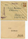 Germany 1939 Cover W/ Advert. & Reply Card; Staltach - Forsthaus Eurach To Schiplage; 3pf. Hindenburg - Lettres & Documents