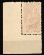 Saargebiet 129 Postfrisch Als Bogenecke, Geprüft Geilgle BPP #JF921 - Memel (Klaipeda) 1923