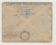 BUSTA SENZA LETTERA - VIA ALA LITTORIA - ANNULLO OM HAGER ERITREA DEL 1940 VERSO PALERMO DEL 1940 WW2 - A.O.I. - Marcophilie (Avions)