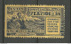 USA Vacation At Seaside Vignette Advertising Poster Stamp Reklamemarke MNH Swinnming Golfing Etc. NB! Vertical Fold! - Vignetten (Erinnophilie)