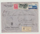 BUSTA SENZA LETTERA - LLYOD TRIESTINO - RACCOMANDATA ESTERA - ANNULLO ADDI -ARCAI AMARA DEL 1938 A.O.I. WW2 - Poststempel (Flugzeuge)