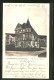 AK Düsseldorf, Ausstellung 1902, Bacharacher Haus  - Expositions