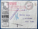 Lettre Pneumatique PUB Grands Magasins Du LOUVRES + PUB Flamme Mecanique + Dateur PARIS 00 / HOTEL DES POSTES RR - 1921-1960: Periodo Moderno