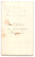 Photo Mess. White, Brighton, 69 East Street, Portrait Gentleman Im Anzug Sitzend Im Atelier, 1862  - Anonyme Personen
