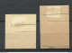 ROMANIA - Postal Stationery Out Cuts, 2 Pcs, Unused - Interi Postali
