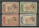 ROMANIA Rumänien 1908 Michel 208 - 211 */o - Unused Stamps