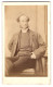 Photo E. Baily, Cirencester, Portrait Reo John Constable Im Anzug Mit Koteletten, 1868  - Personnes Anonymes