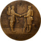 France, Médaille, Maréchal French, Débarquement De L'Armée Anglaise, 1914 - Otros & Sin Clasificación