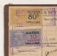 ALGERIE - FISCAUX 80c, 10f, 50f Sur 2 Cartes D'identité - Alger 1940 Et 1943 - Sonstige & Ohne Zuordnung