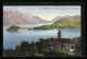 Cartolina Bellagio Con Veduta Del Lago Fino A Lecco, An Der Kapelle  - Lecco