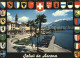 12542639 Ascona Lago Maggiore Wappenkarte Stadtansicht Ascona - Sonstige & Ohne Zuordnung
