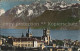 12394419 Lausanne VD Cathedrale Et Les Alpes Lac Leman Genfersee Alpen Lausanne - Other & Unclassified