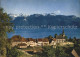 12379349 Chexbres Lac Leman Et Les Alpes De Savoie Kirche Genfersee Alpen Chexbr - Andere & Zonder Classificatie