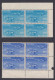 Inde India 1958 MNH Indian Air Force, Airforce, Aeroplane, Military, Aircraft, Airplane, Fighter Jet, Biplane, Block - Nuovi