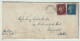 GB / England - 1866 SG 43/4 (unidentified Plate) & SG45 (pl.9 - CE) On Wrapper From BRIGHTON To LONDON - Cartas & Documentos