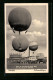 AK Bitterfeld, Ballonwettfliegen, Ballons Hermann Göring Und Sachsen  - Fesselballons