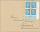 Weimar: Brief Von Friedrichshafen Nach Passau - Viererblock - Eckrand 1932 - Covers & Documents
